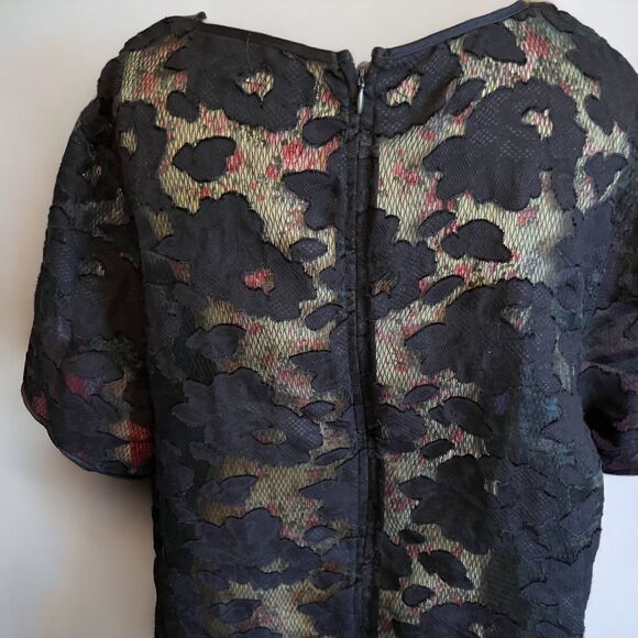 Cato Navy Blue Lace Overshirt, Zip Back - 22/24 - Picture 3 of 7